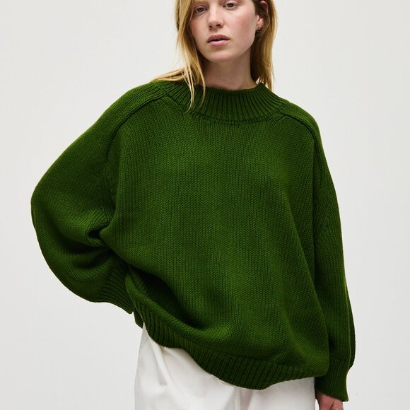 Babaa Sweaters - Babaa Jumper no72 in Pine